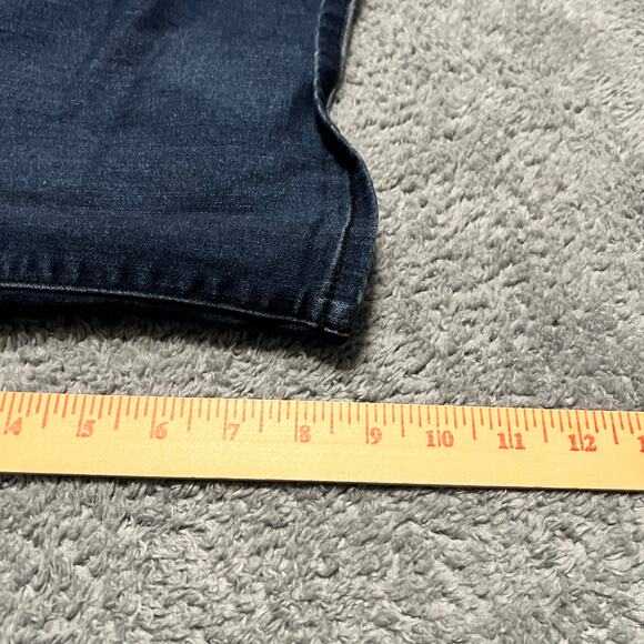 Democracy Jean Shorts Womens 12 Bermuda Mid Rise Stretch - Picture 8 of 9